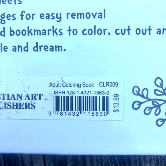 Adult colouring book Bible Verse - Picture 6 of 7